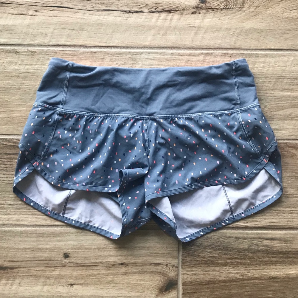Lululemon Speed Shorts - Confetti Cake Multi, Sz 6